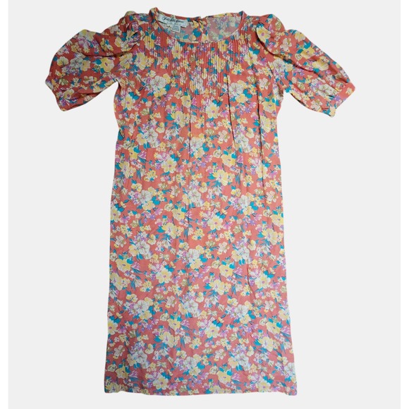 Saks Fifth Avenue Dresses & Skirts - VTG‎ Saks Fifth Avenue 100% Silk Floral Shift Dress Womens 4 Multicolor Garden